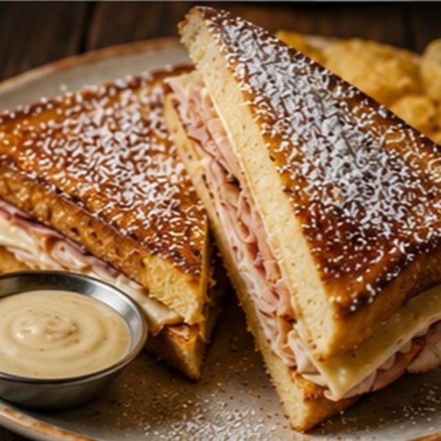 The Spot Monte Cristo Sandwich.