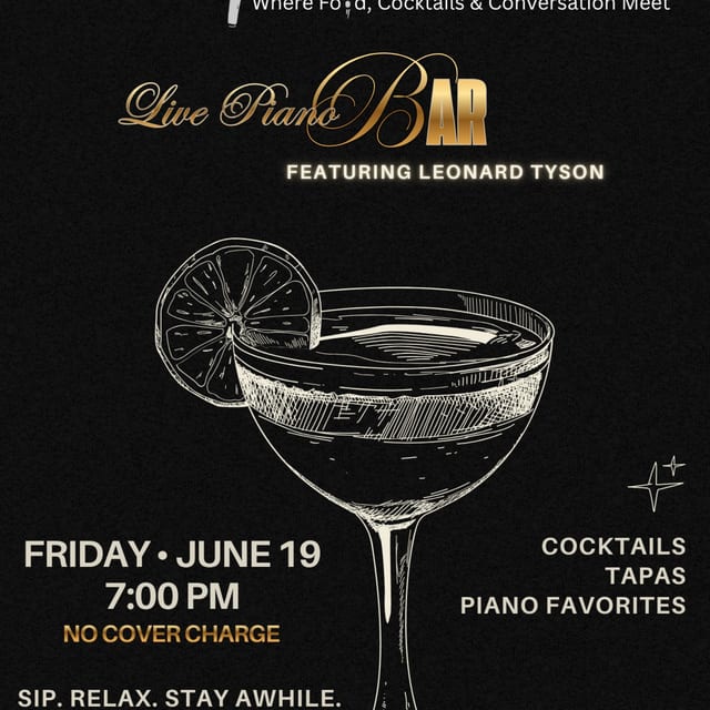 Live Piano Bar with Leonard Tyson