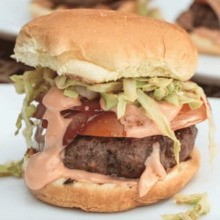 Dominican Chimi Burger